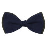 Синий галстук бабочка с черной подкладкой Valentino 813289