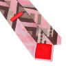 Красивый галстук в розовых тонах Christian Lacroix с геометрическим рисунком 71790